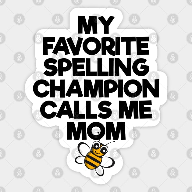 Spelling Bee Champion Sticker by zap